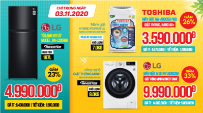 FLASH SALE 03/11: Máy giặt Toshiba 7Kg AW-A800SV/WB  giá Sốc chỉ 3,590,000đ